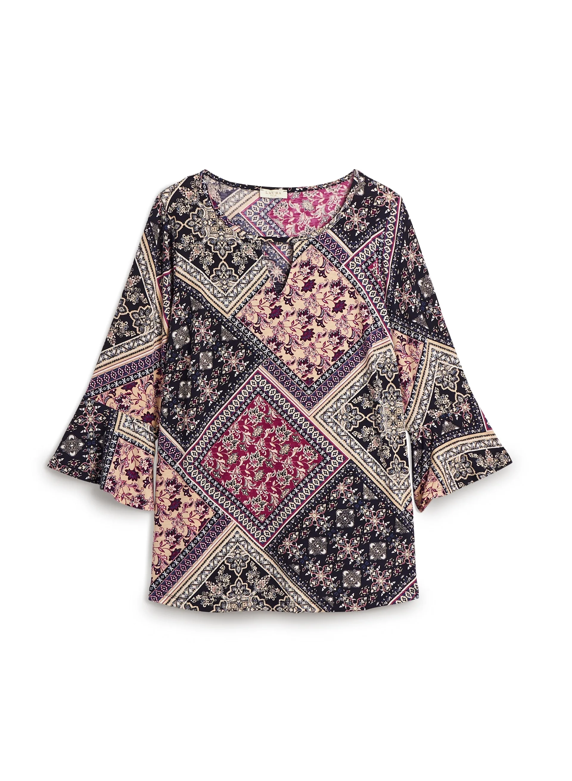 Patchwork Print Top sold by Laura product image thumbnail 5