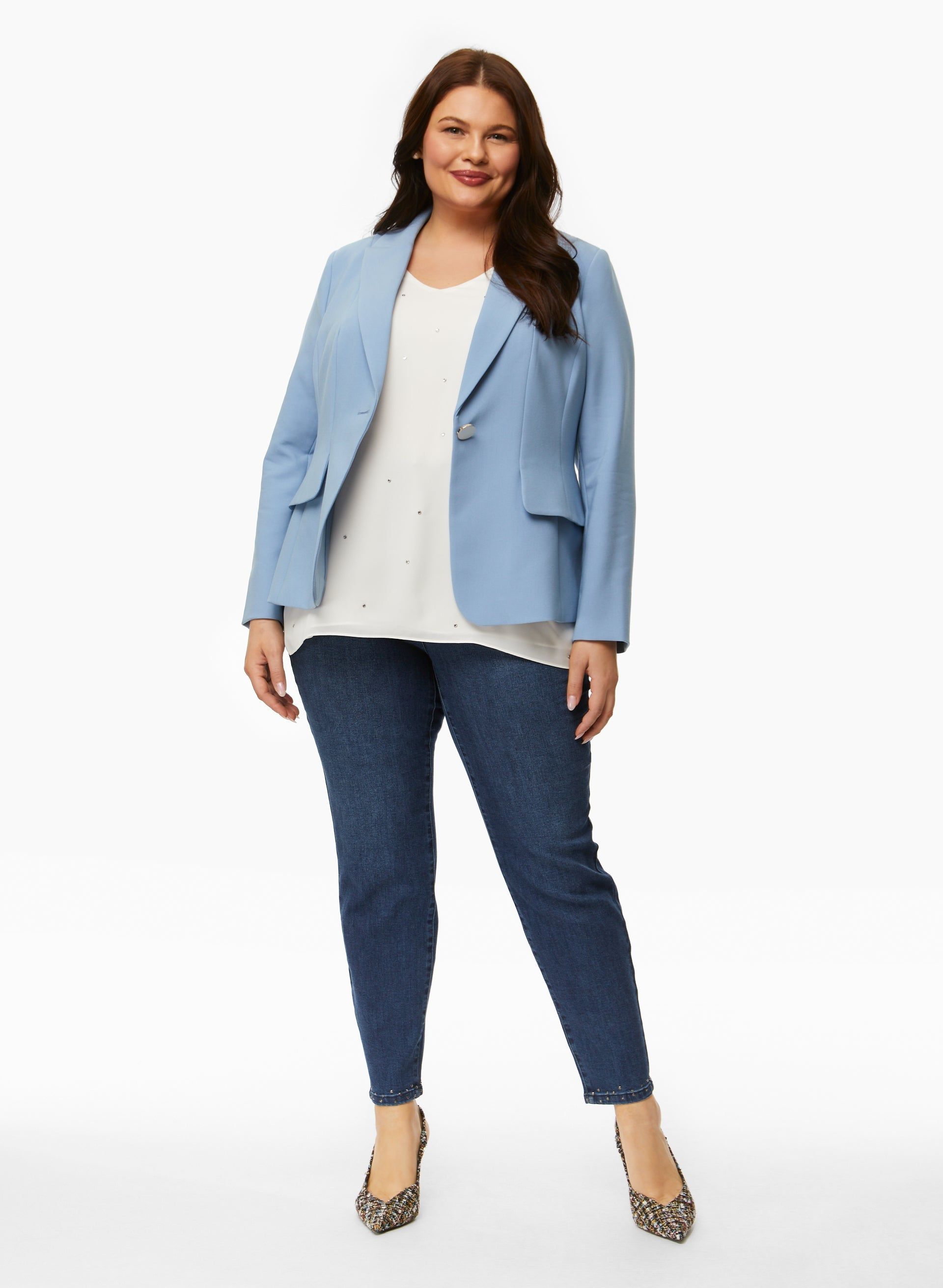 Rhinestone Detail Sleeveless Top sold by Laura product image thumbnail 3