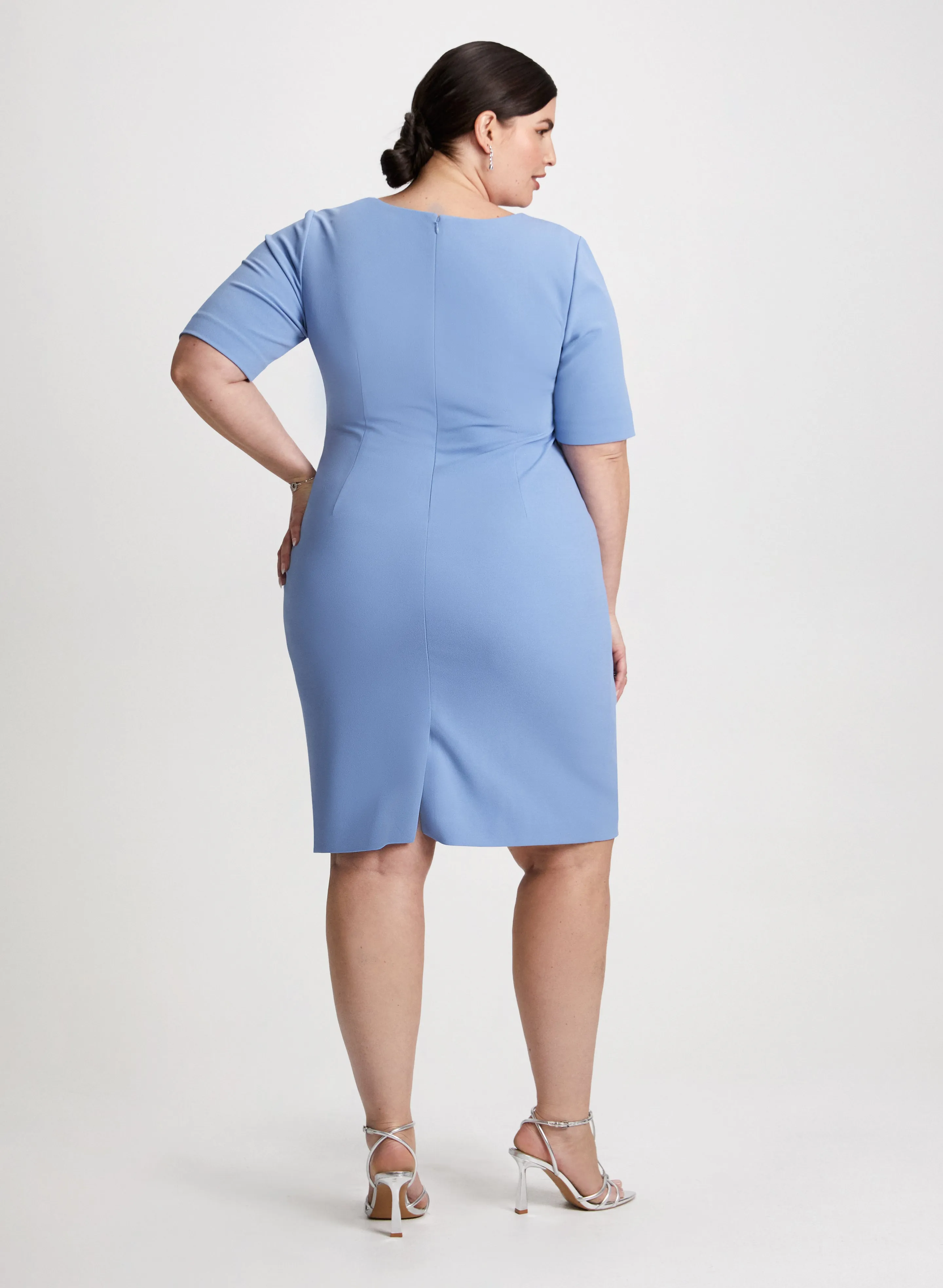 Pleated Waist Sheath Dress sold by Laura product image thumbnail 2