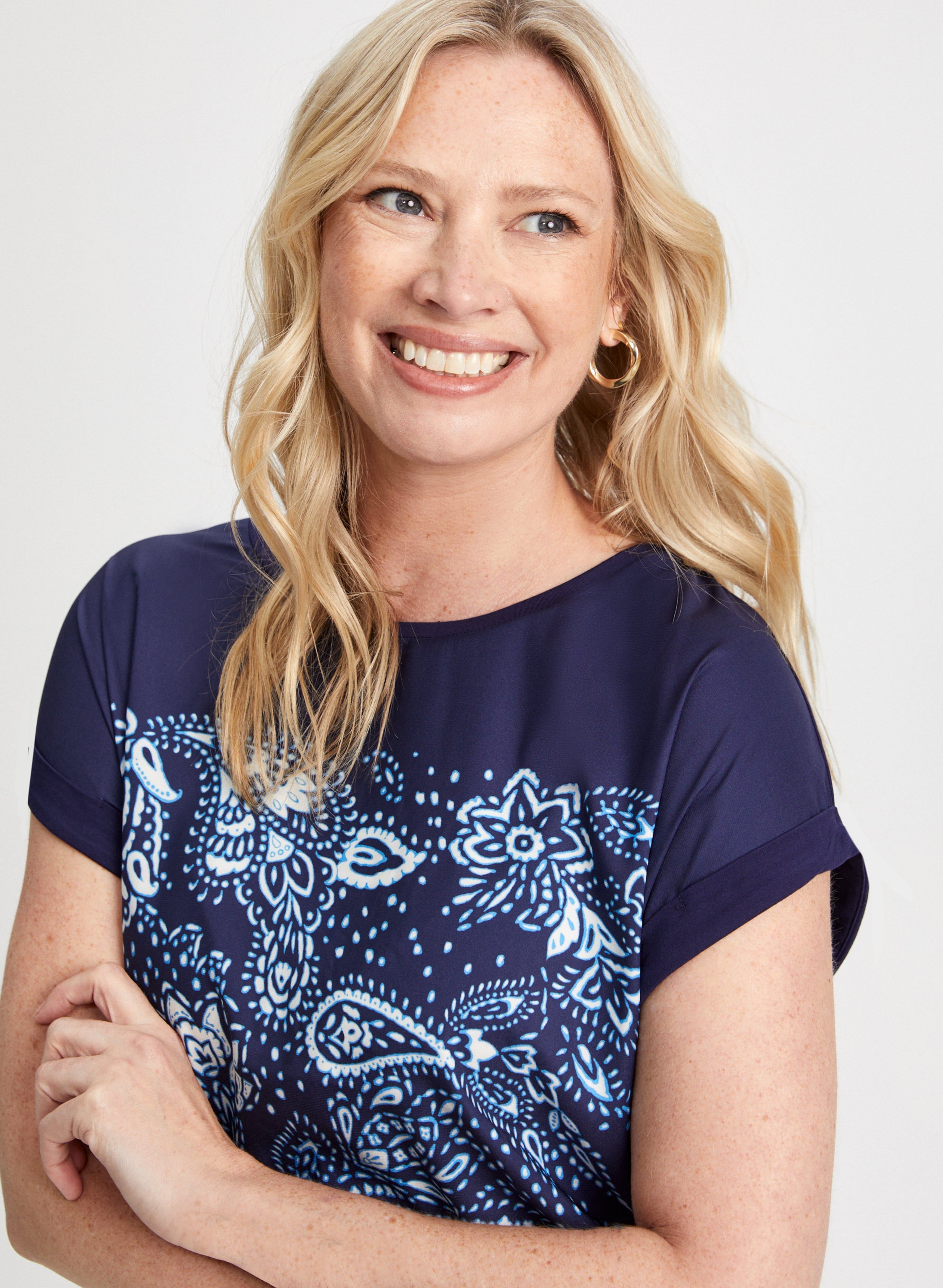 Paisley Print Tee sold by Laura product image thumbnail 2