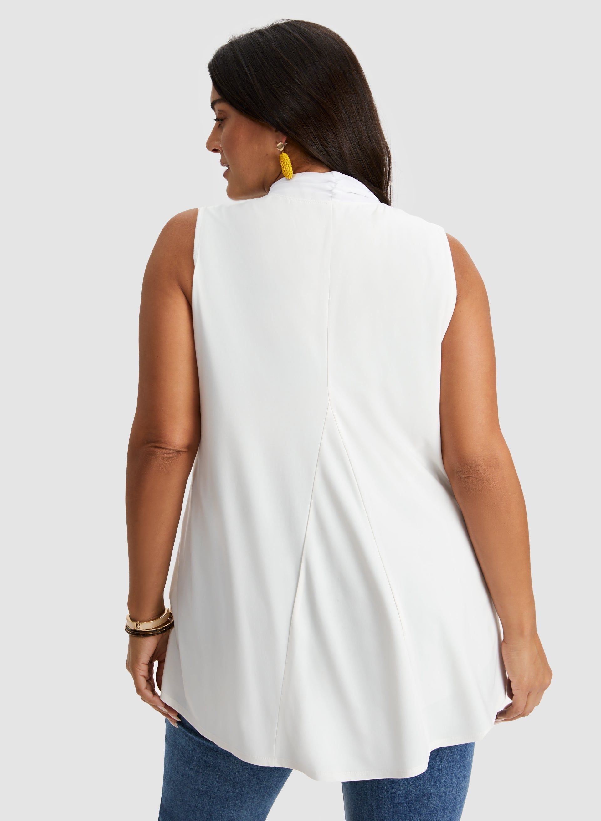 Chiffon Tie Detail Sleeveless Top sold by Laura product image thumbnail 2