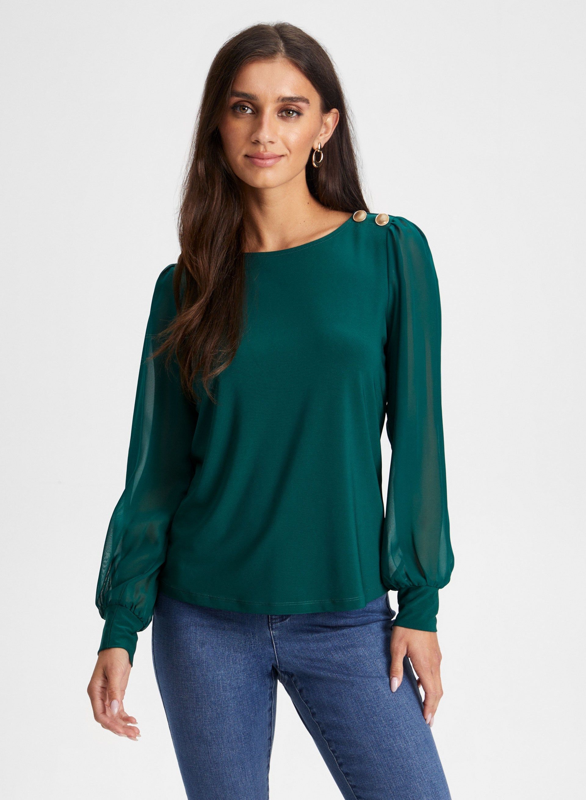 Puff Sleeve Top sold by Laura product image thumbnail 5