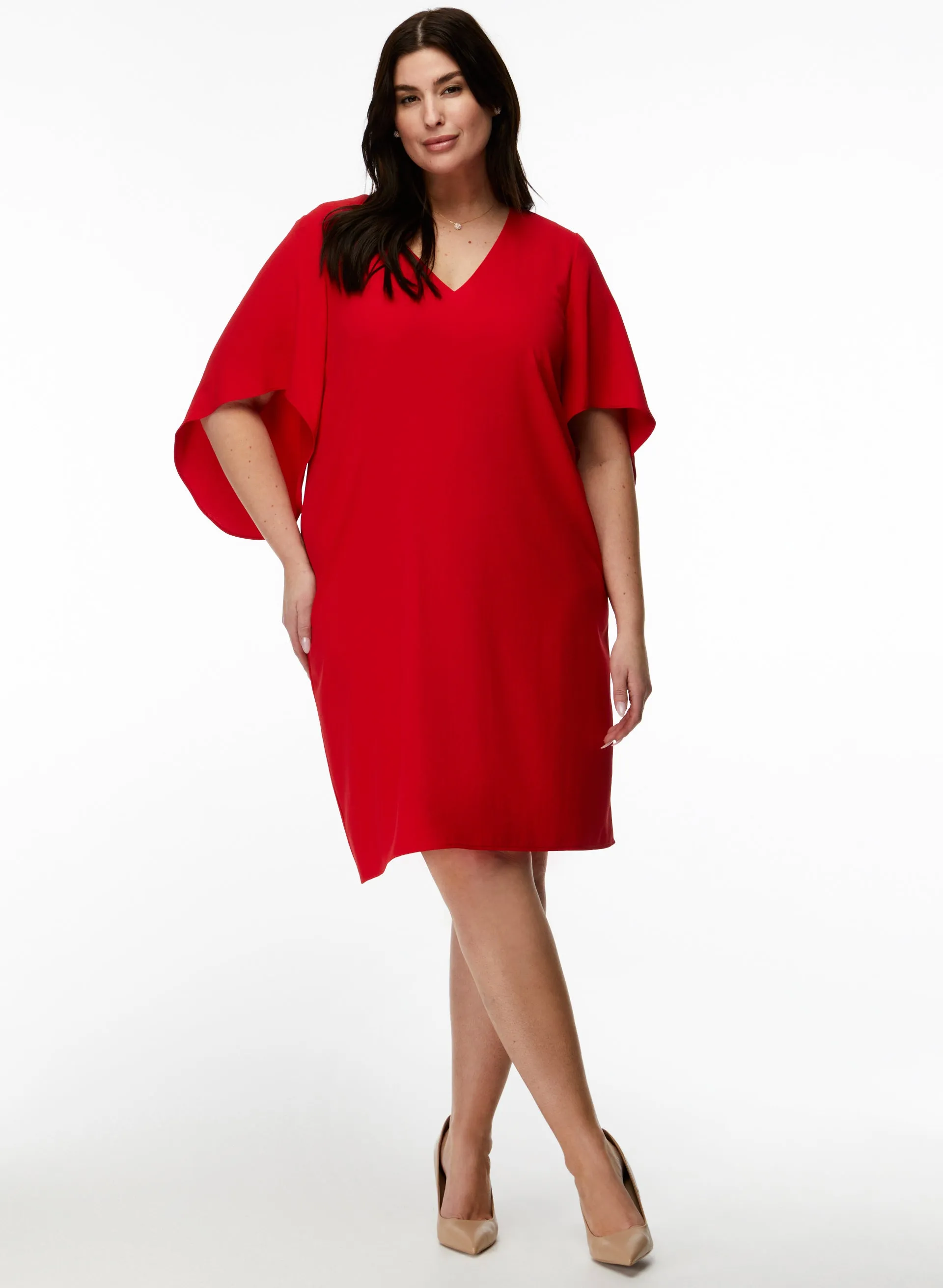 Joseph Ribkoff - Flutter Sleeve Dress sold by Laura