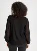 Keyhole Detail Chiffon Sleeve Top sold by Laura