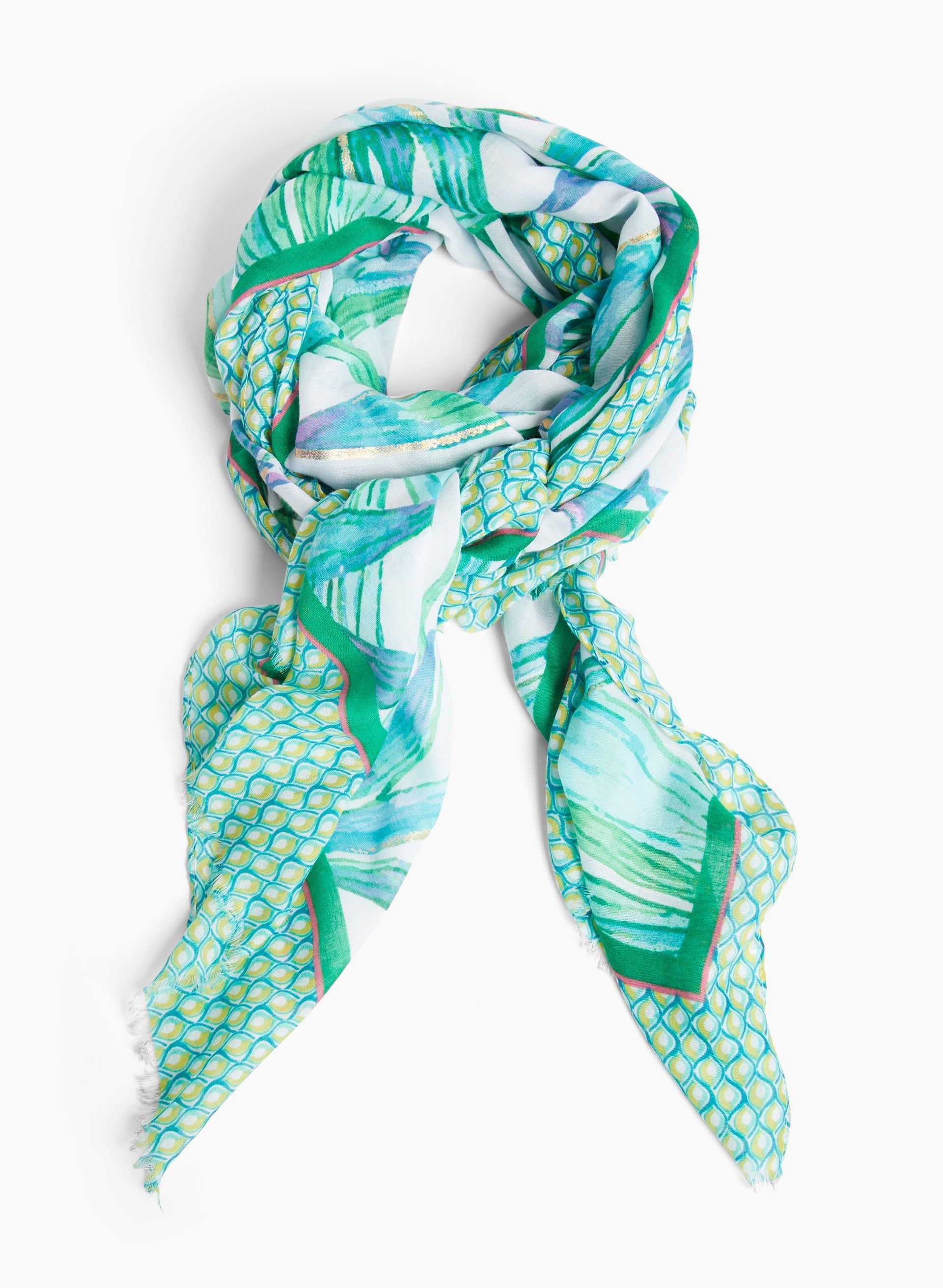 Floral Print Scarf sold by Laura