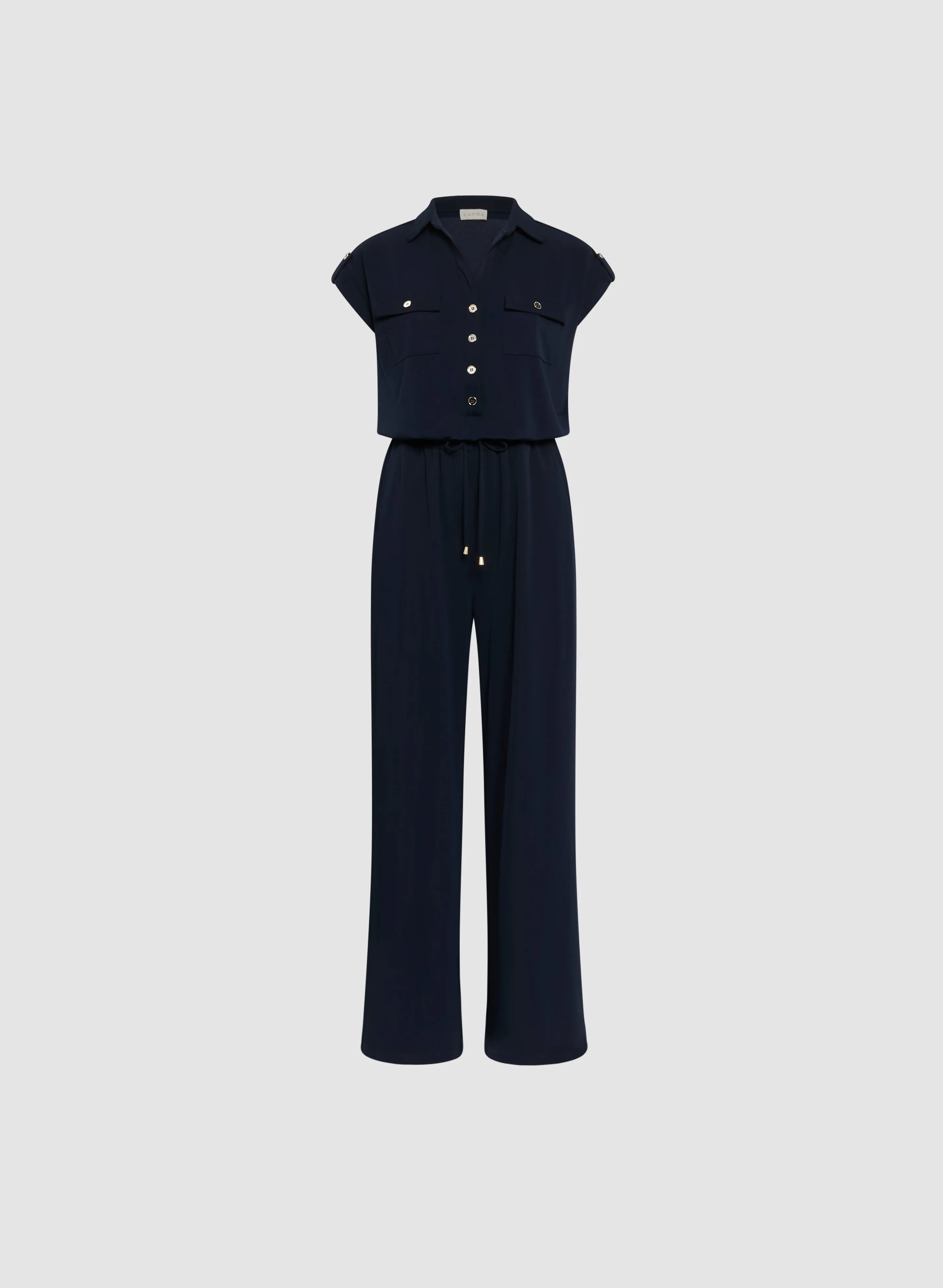 Button Down Jersey Jumpsuit sold by Laura product image thumbnail 5