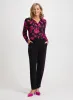 Floral Print Blouse & Tapered Leg Pants sold by Laura
