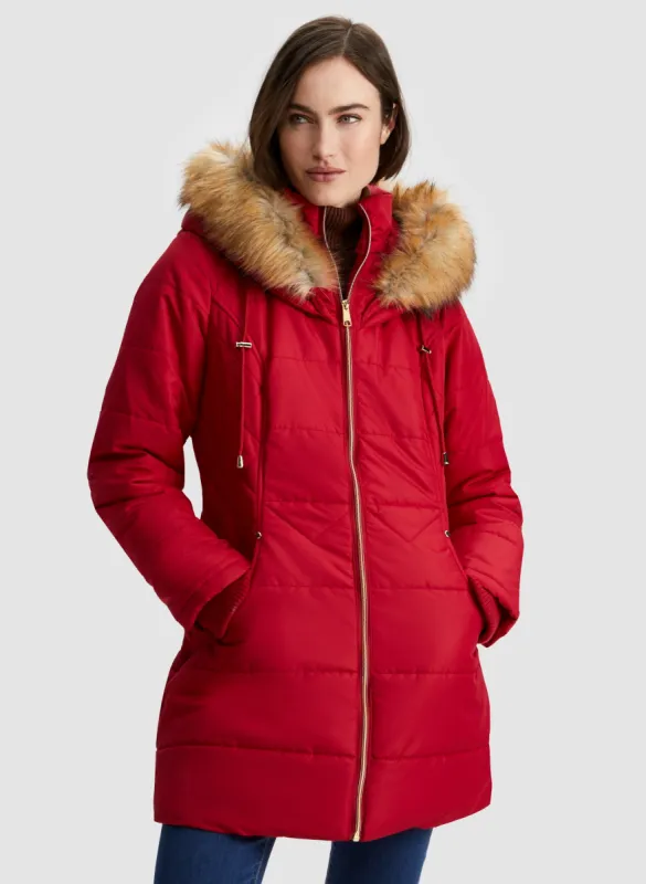 Vegan Down Quilted Coat sold by Laura