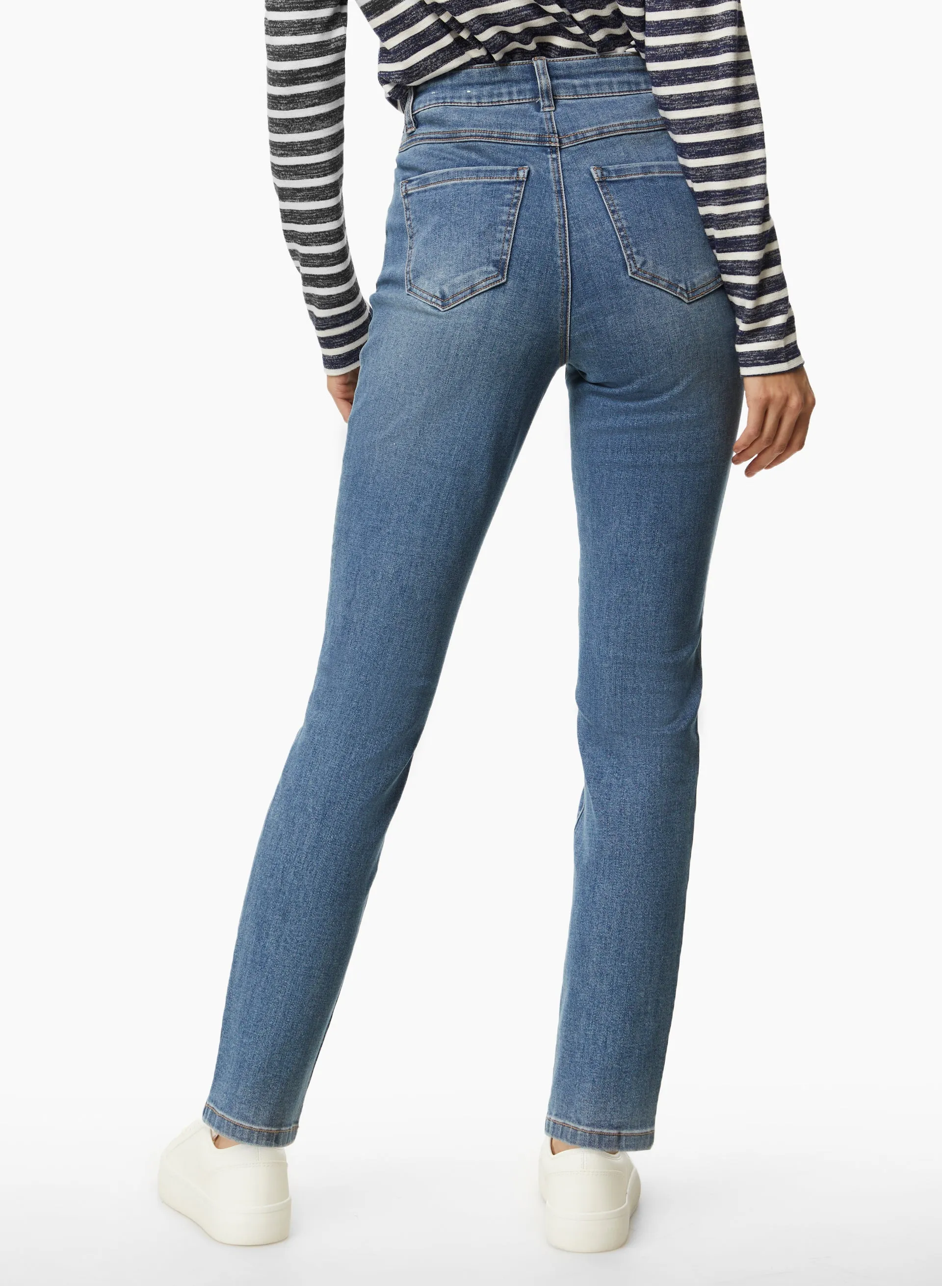 Essential High-Waist Slim Leg Jeans sold by Laura product image thumbnail 2