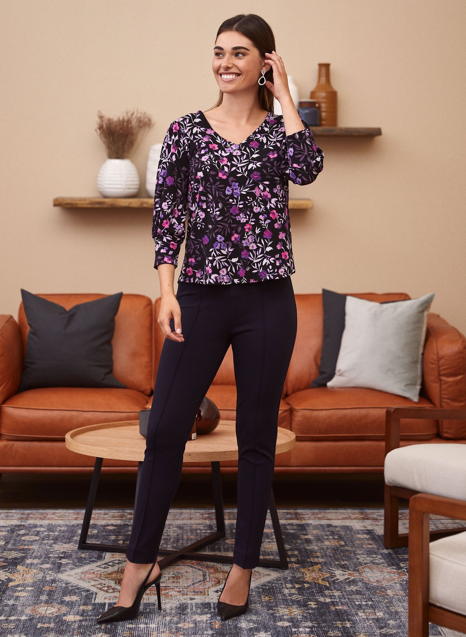 Floral Print Top sold by Laura product image thumbnail 4