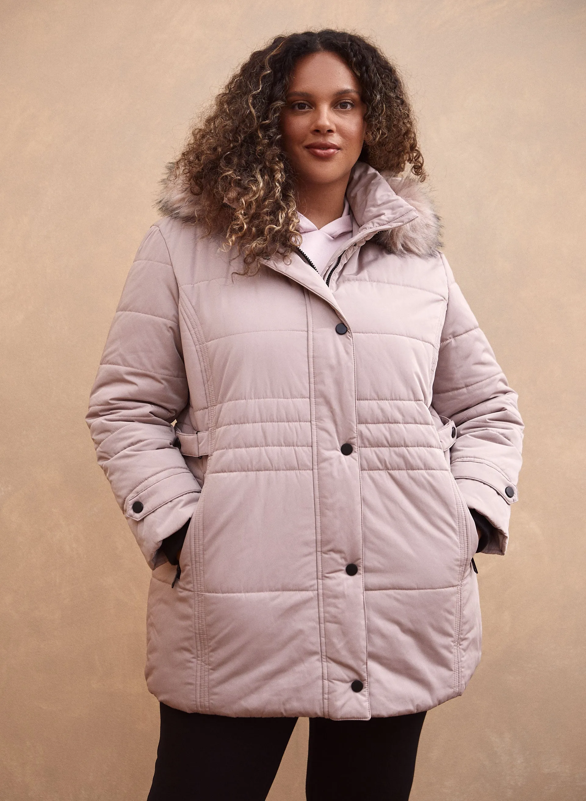 Quilted Vegan Down Coat sold by Laura