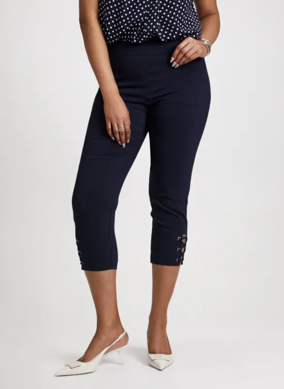 Pull-On Bengaline Capris sold by Laura