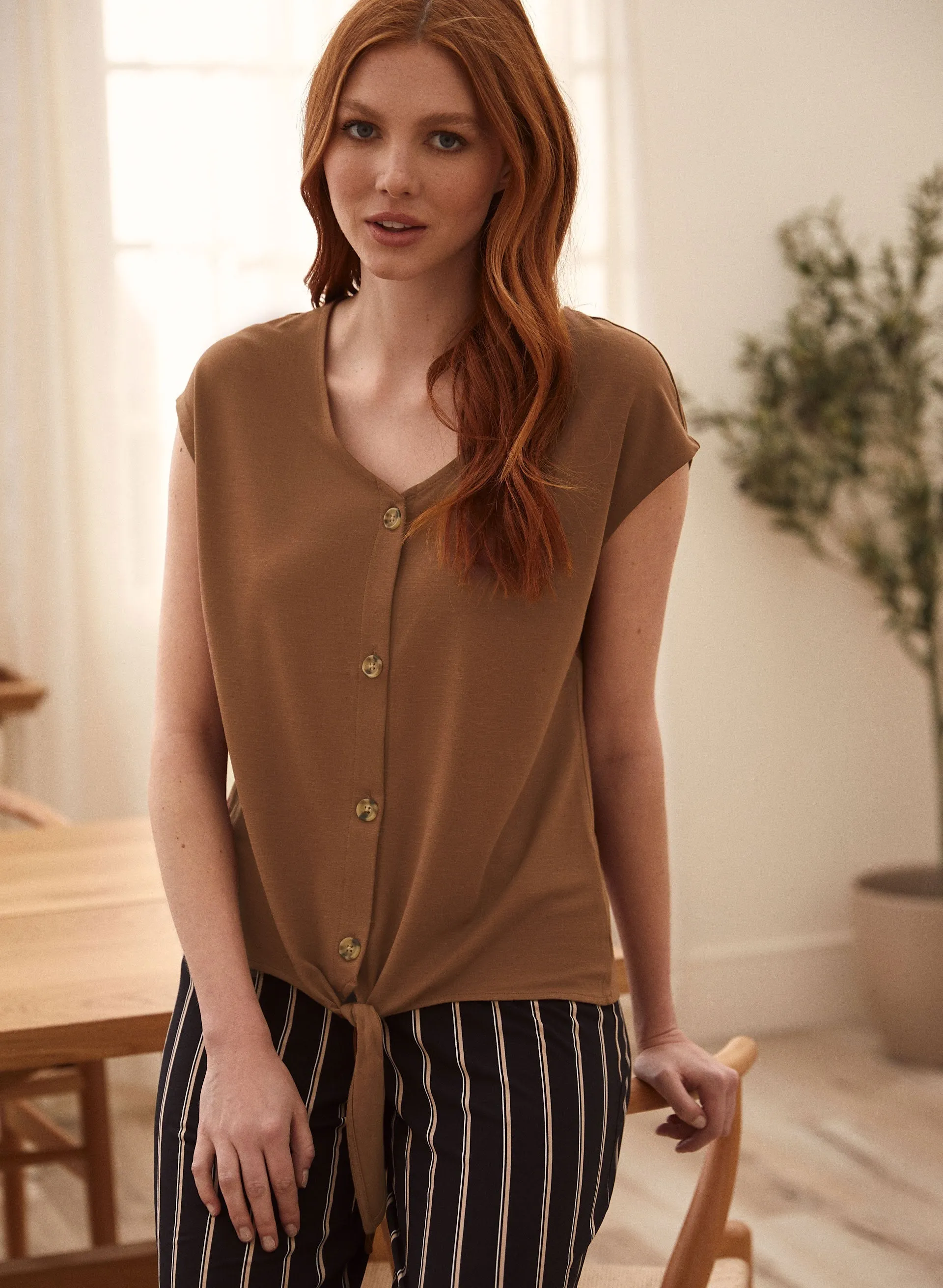 Front Tie Tee sold by Laura