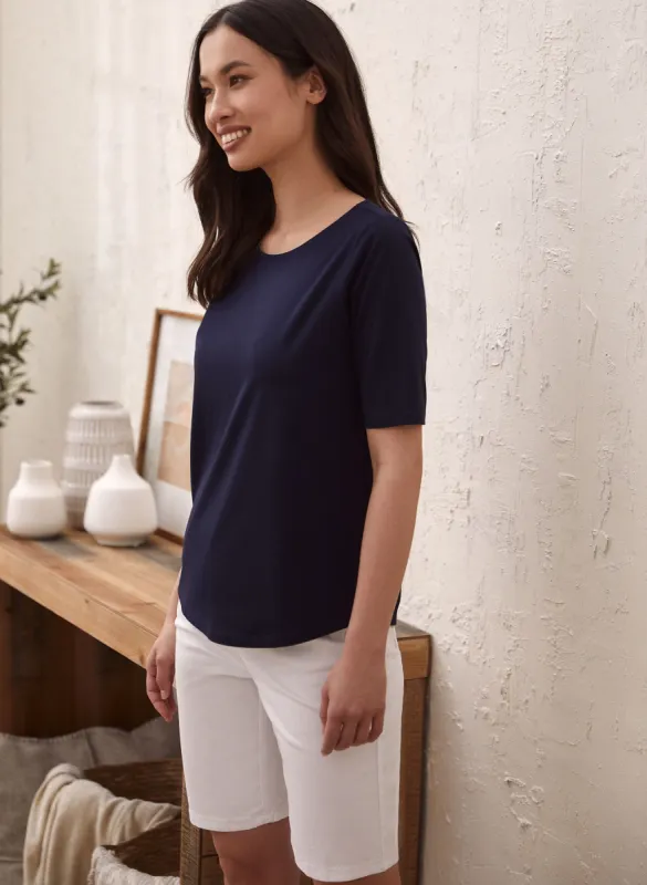 Elbow Sleeve Tee sold by Laura