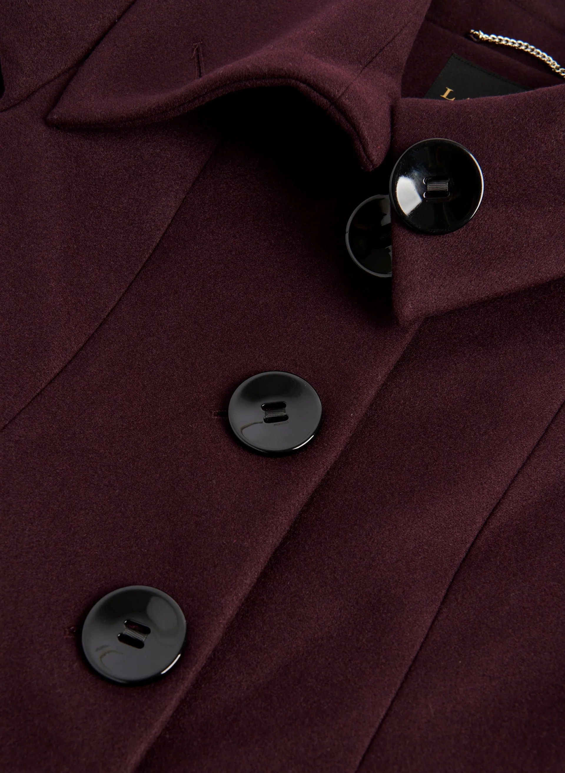 Stretch Wool Blend Coat sold by Laura product image thumbnail 5