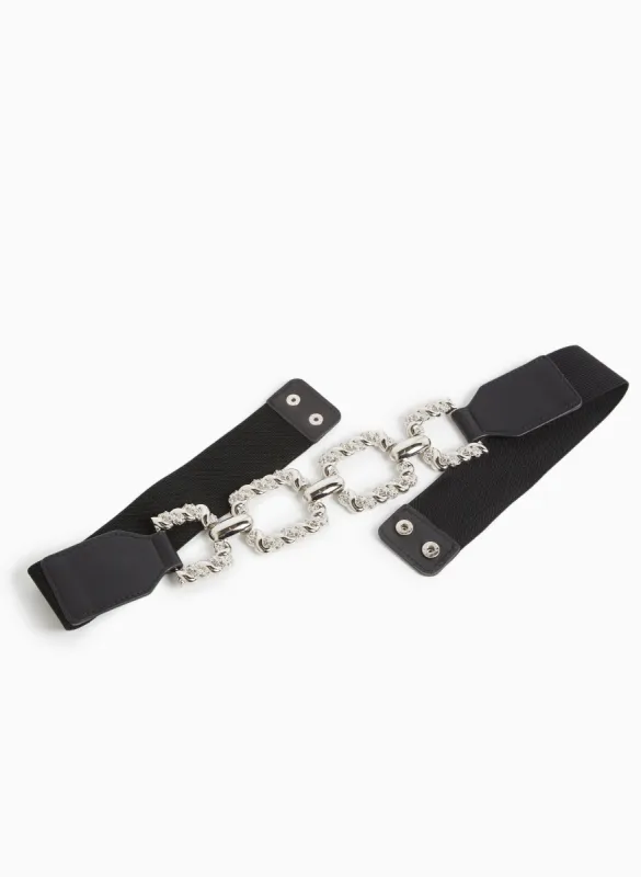Square Link Elastic Belt sold by Laura