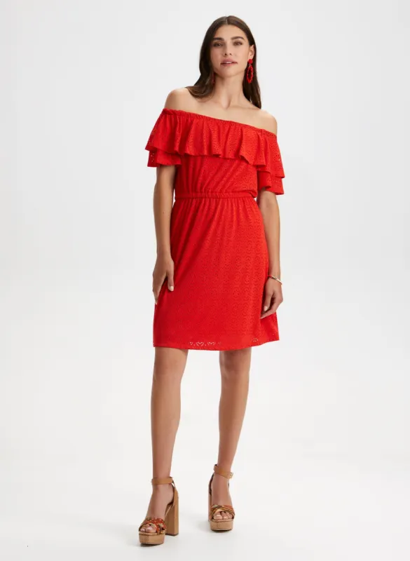 Bardot Eyelet Day Dress sold by Laura