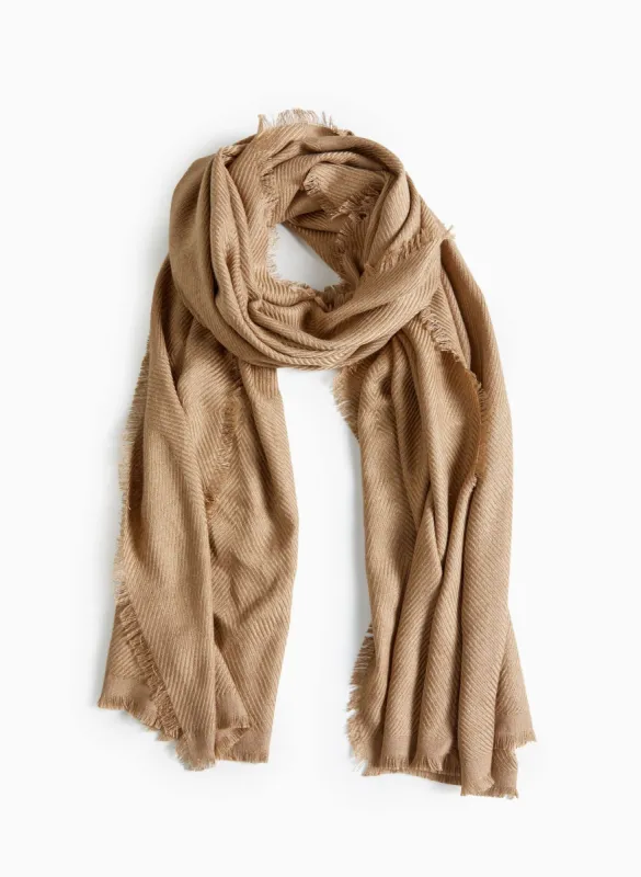 Frayed Edge Scarf sold by Laura