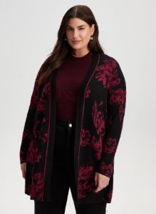Floral Print Cardigan sold by Laura