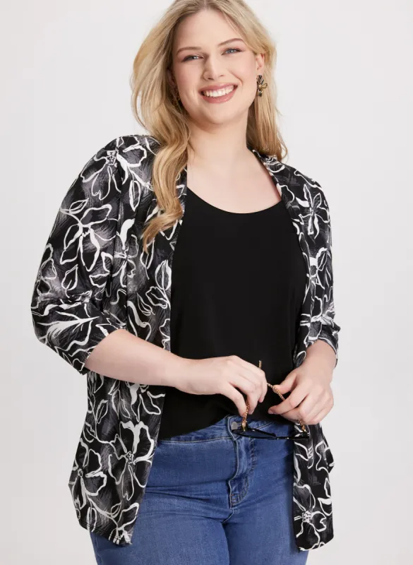 Floral Print Fooler Top sold by Laura