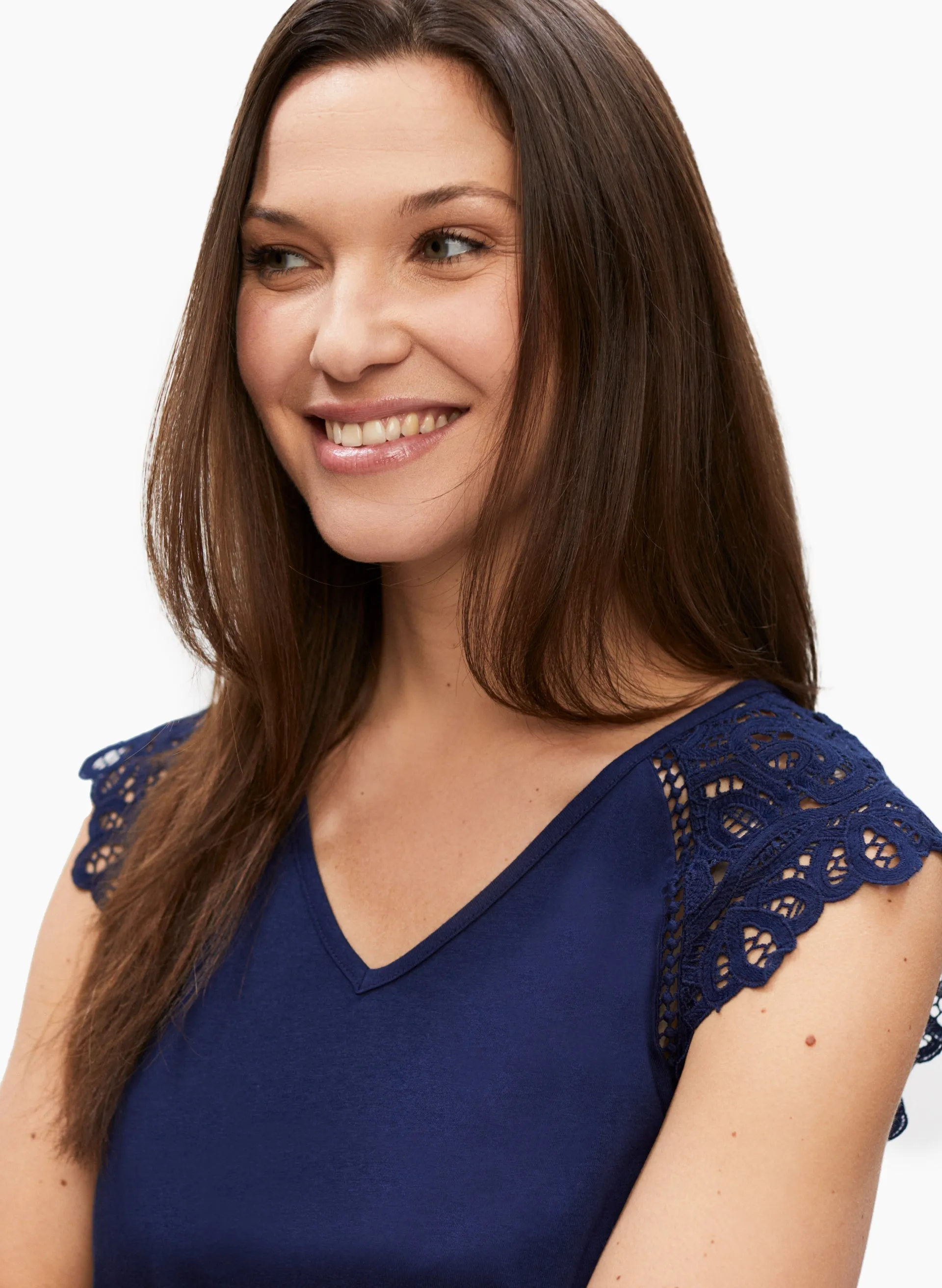 Lace Detail Tee sold by Laura product image thumbnail 4