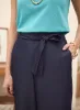 Tencel Pull-On Wide Leg Pants sold by Laura