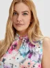 Sleeveless Floral Print Top sold by Laura