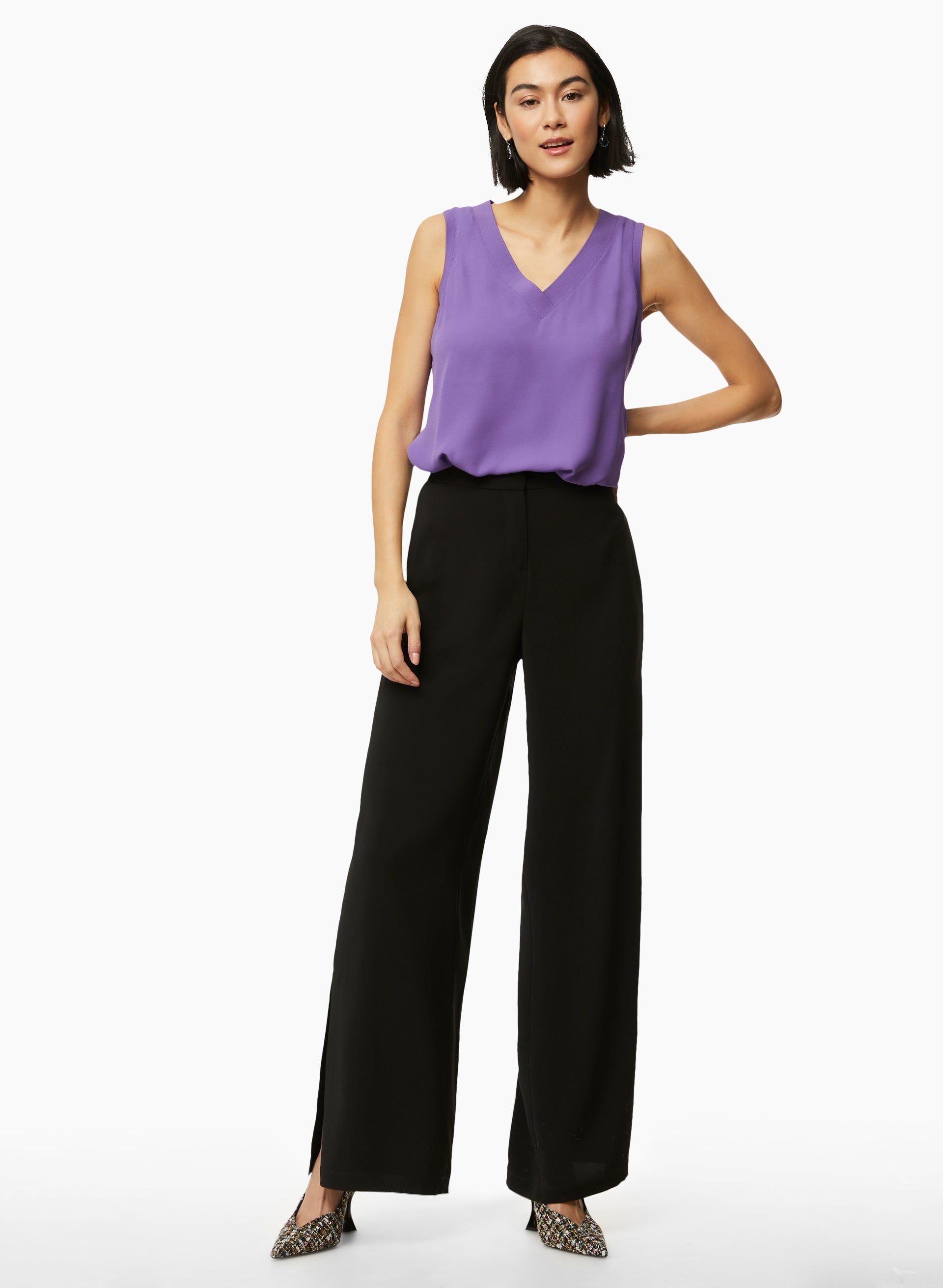 Sleeveless V-Neck Blouse sold by Laura product image thumbnail 3