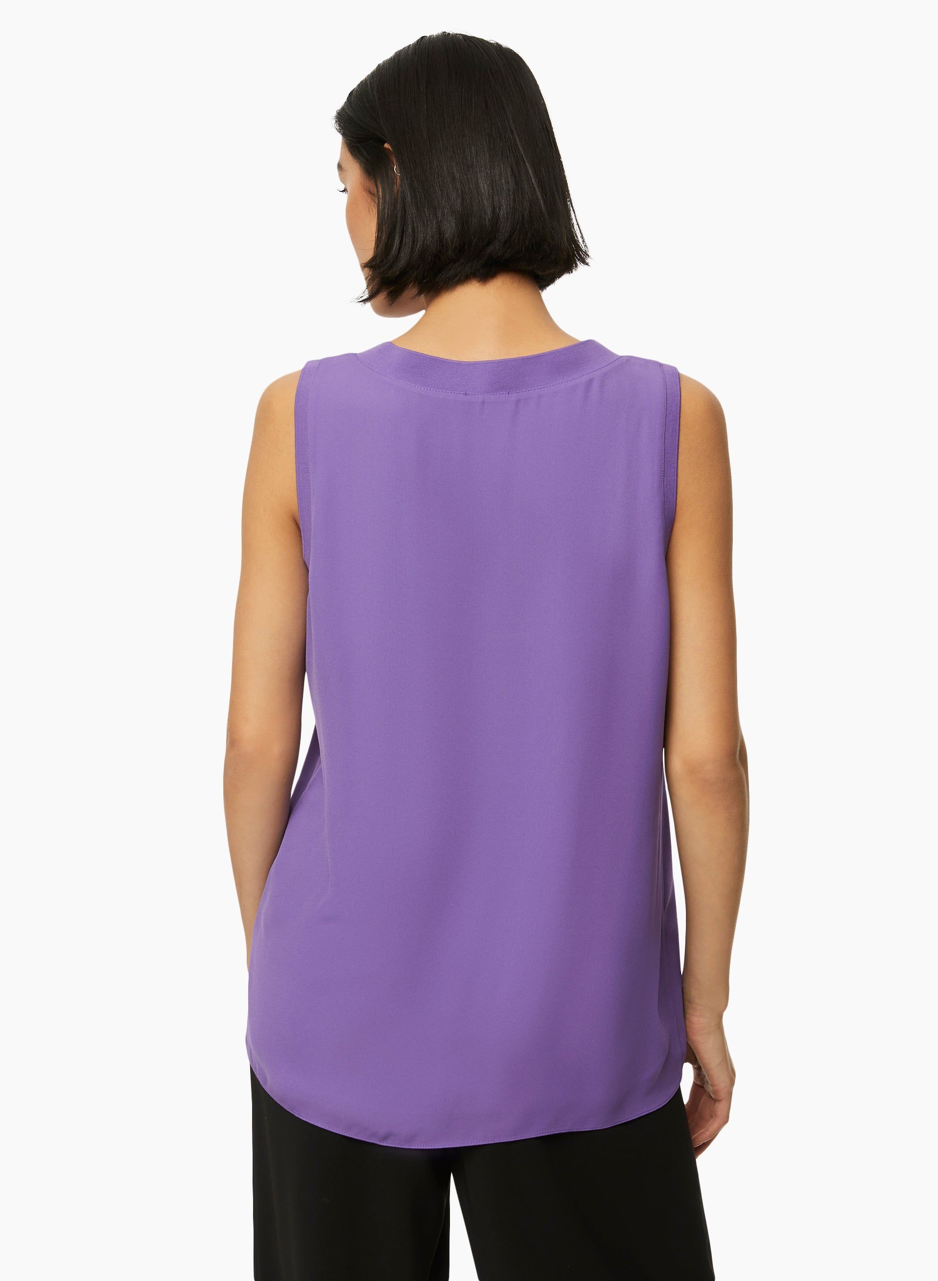 Sleeveless V-Neck Blouse sold by Laura product image thumbnail 4