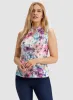 Sleeveless Floral Print Top sold by Laura