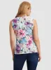 Sleeveless Floral Print Top sold by Laura