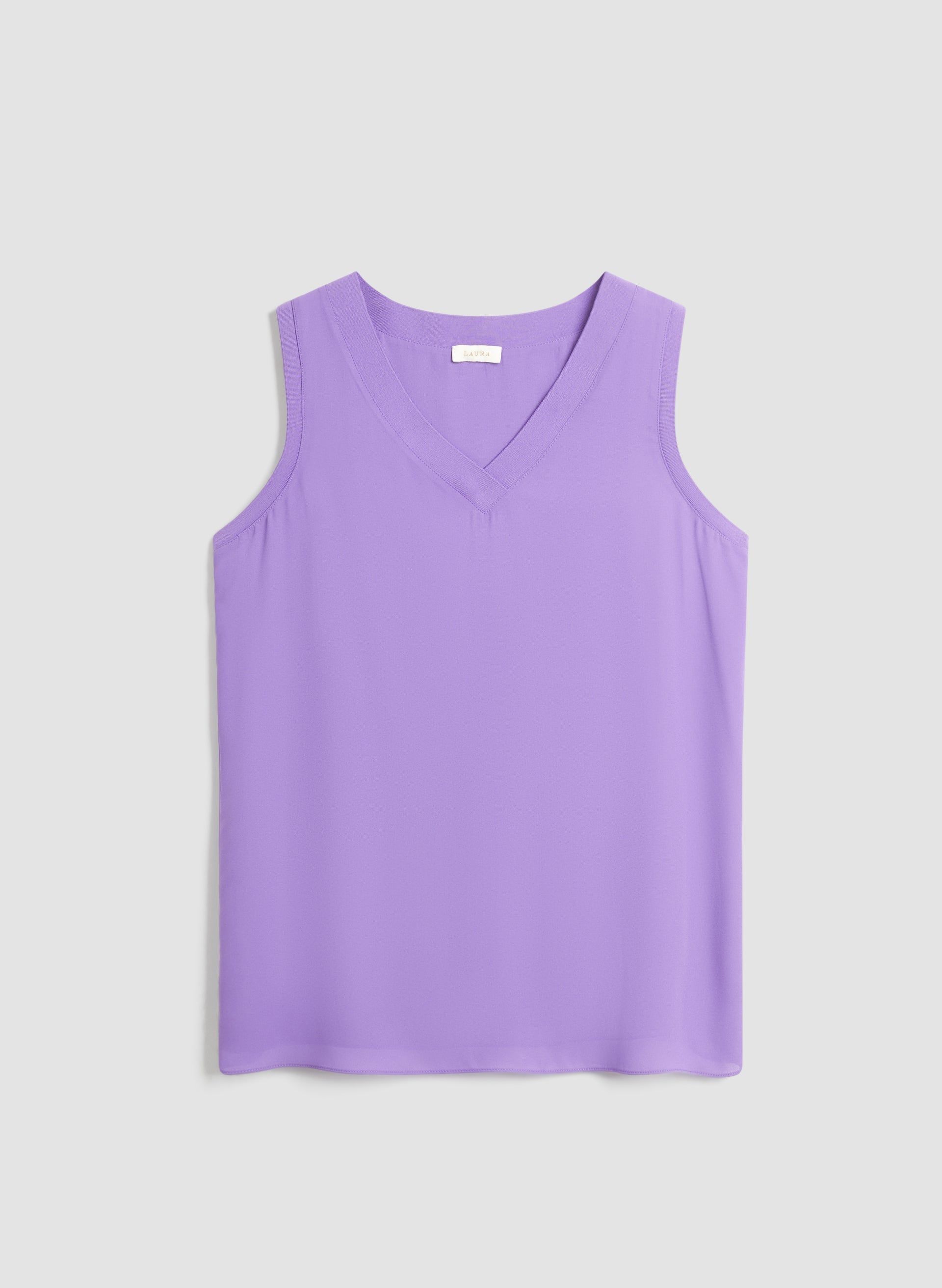 Sleeveless V-Neck Blouse sold by Laura product image thumbnail 5