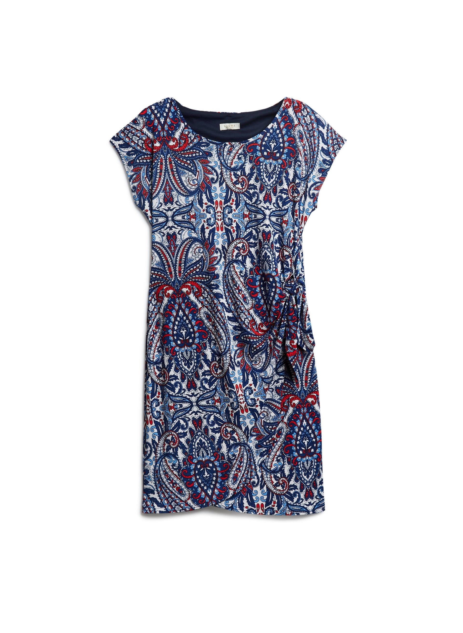 Knot Detail Paisley Print Dress sold by Laura product image thumbnail 4