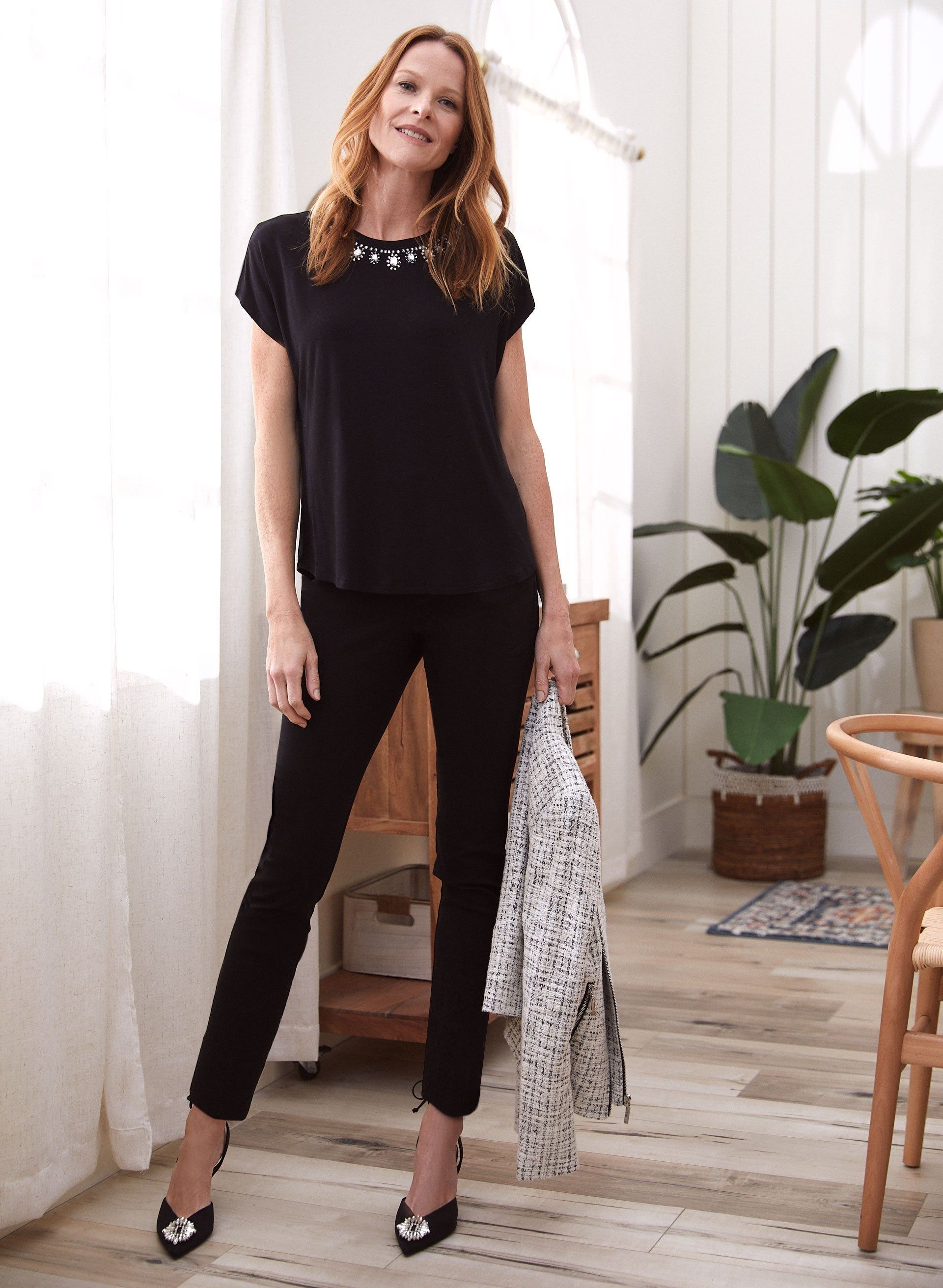 Jewel Embellished Tee sold by Laura product image thumbnail 3