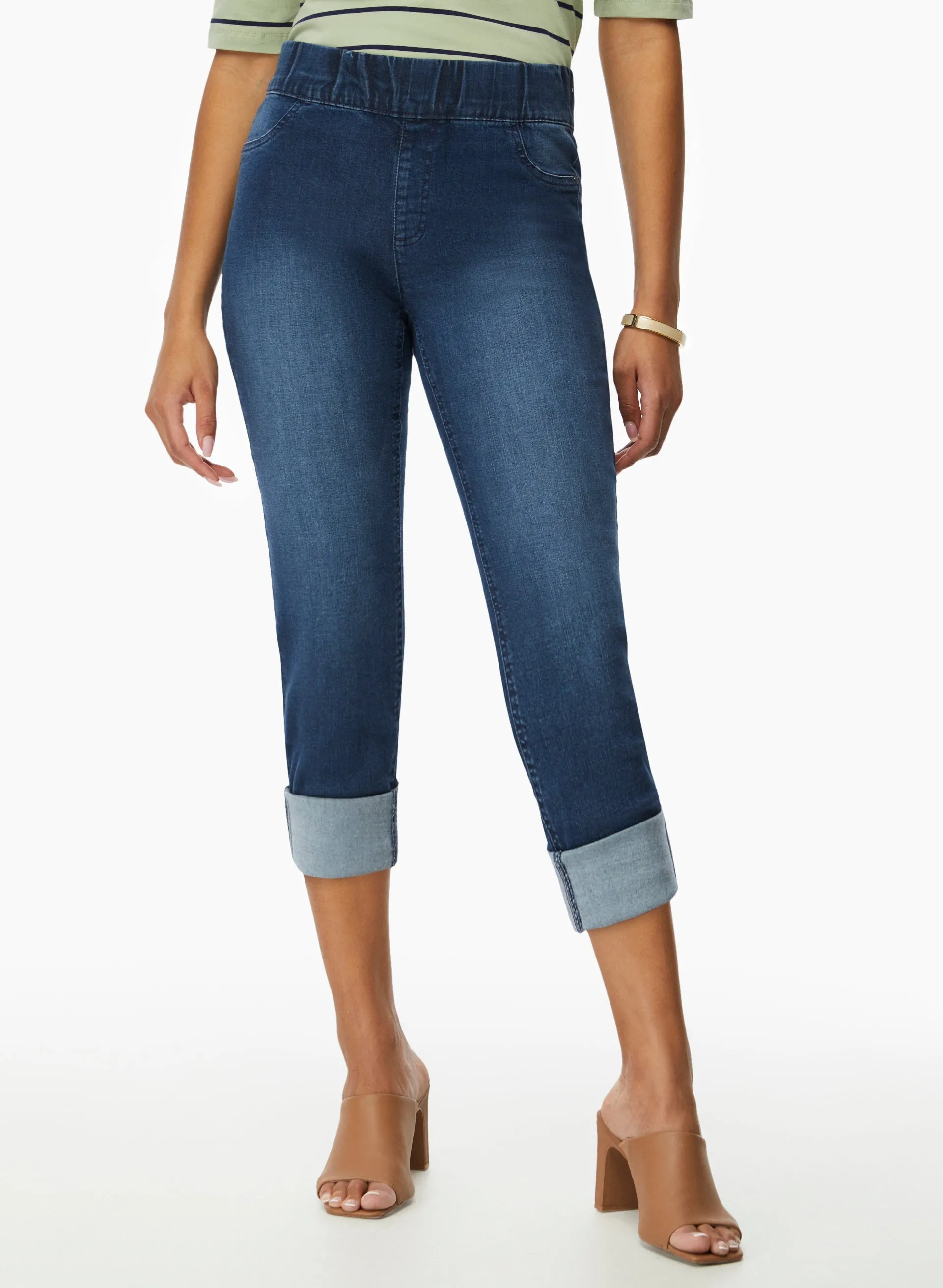 Pull-On Denim Capris sold by Laura