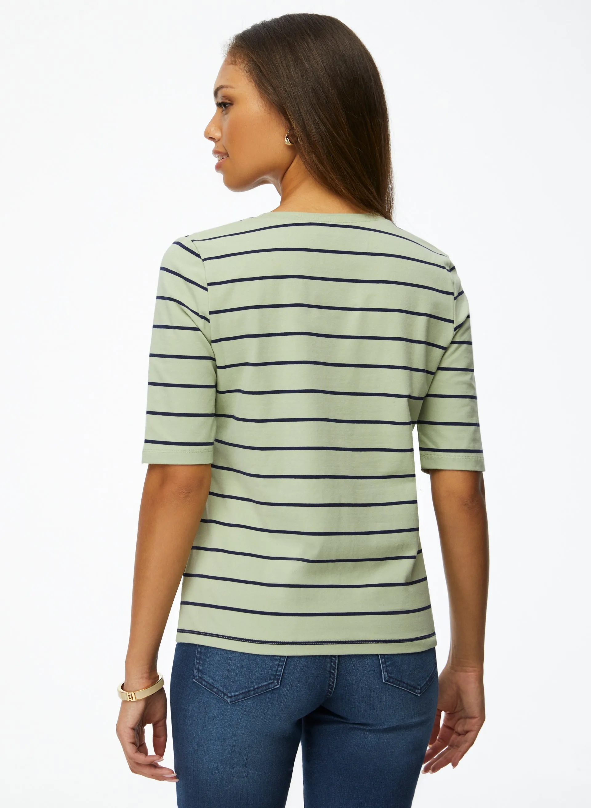 Stripe Print Tee sold by Laura product image thumbnail 2
