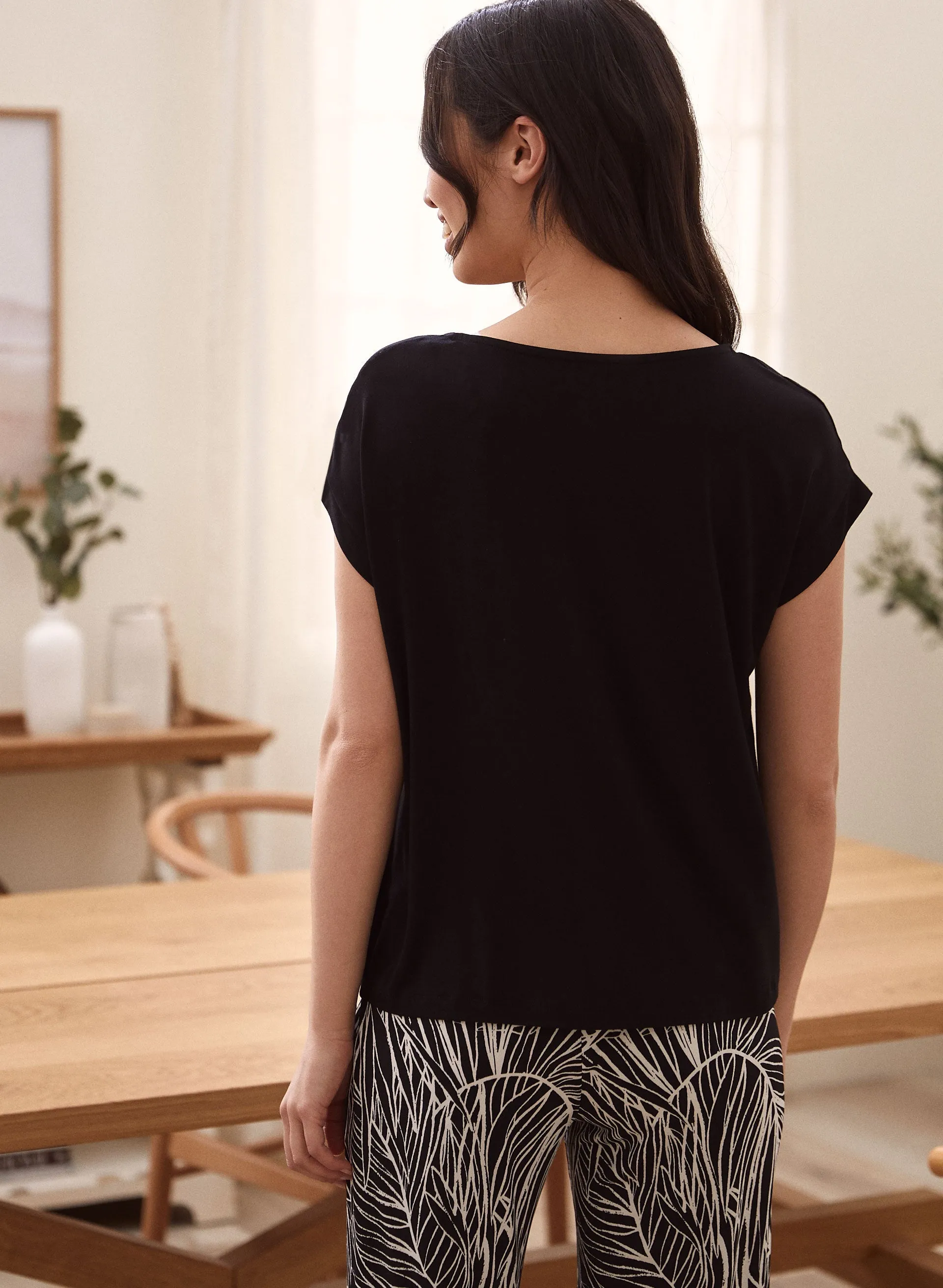 Drop Shoulder Scoop Neck Top sold by Laura product image thumbnail 4