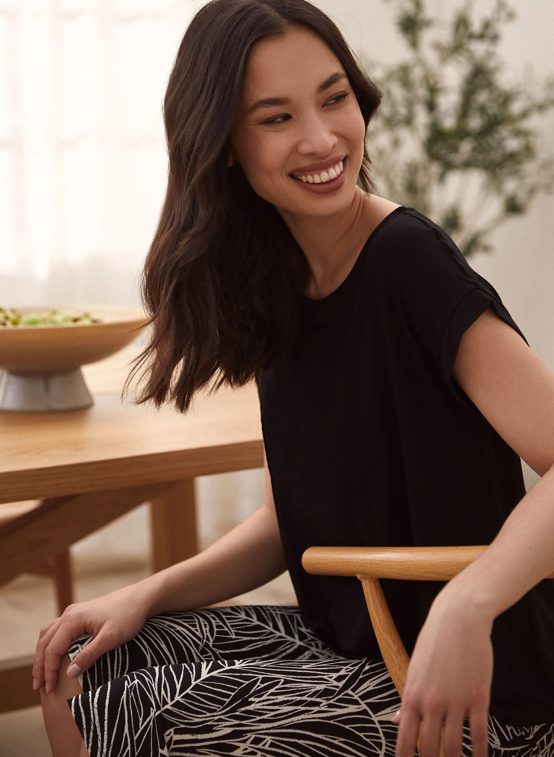 Drop Shoulder Scoop Neck Top sold by Laura product image thumbnail 2