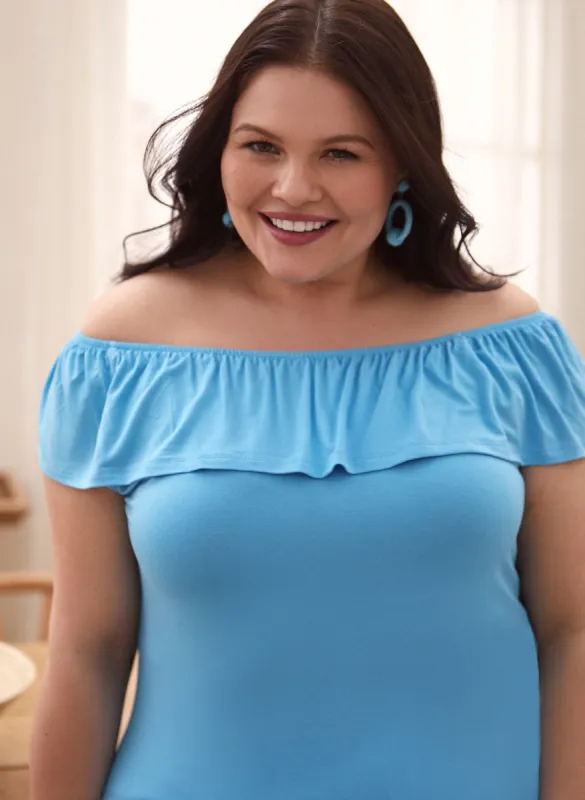 Off-the-Shoulder Tee sold by Laura