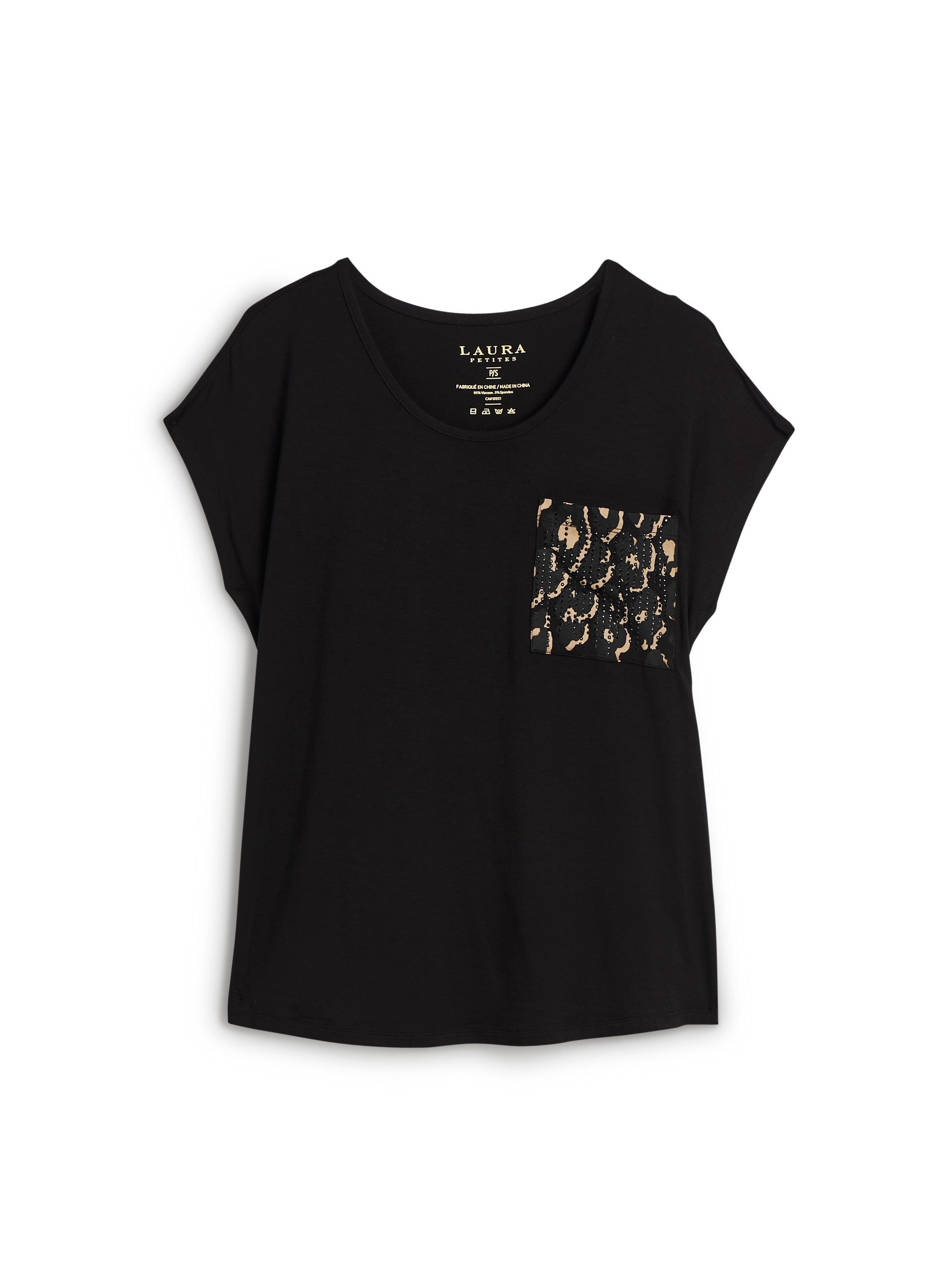 Animal Print Pocket Tee sold by Laura product image thumbnail 5