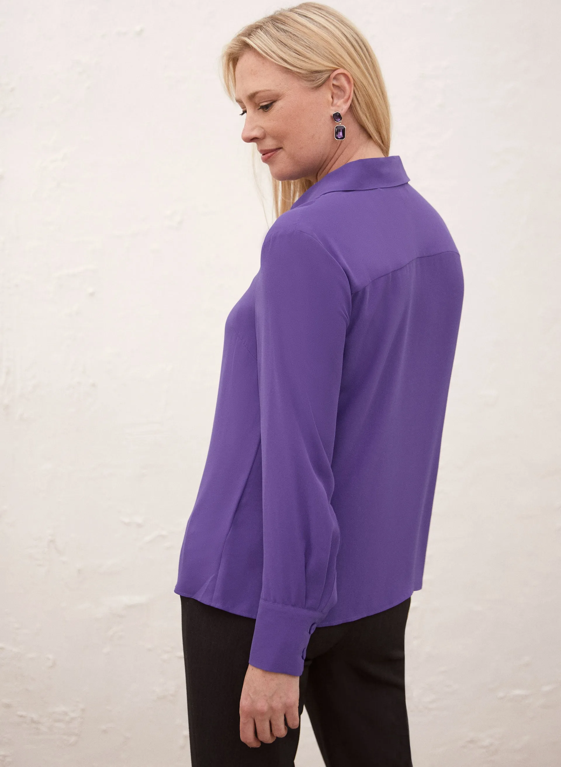 Long Sleeve Button-Down Blouse sold by Laura product image thumbnail 3