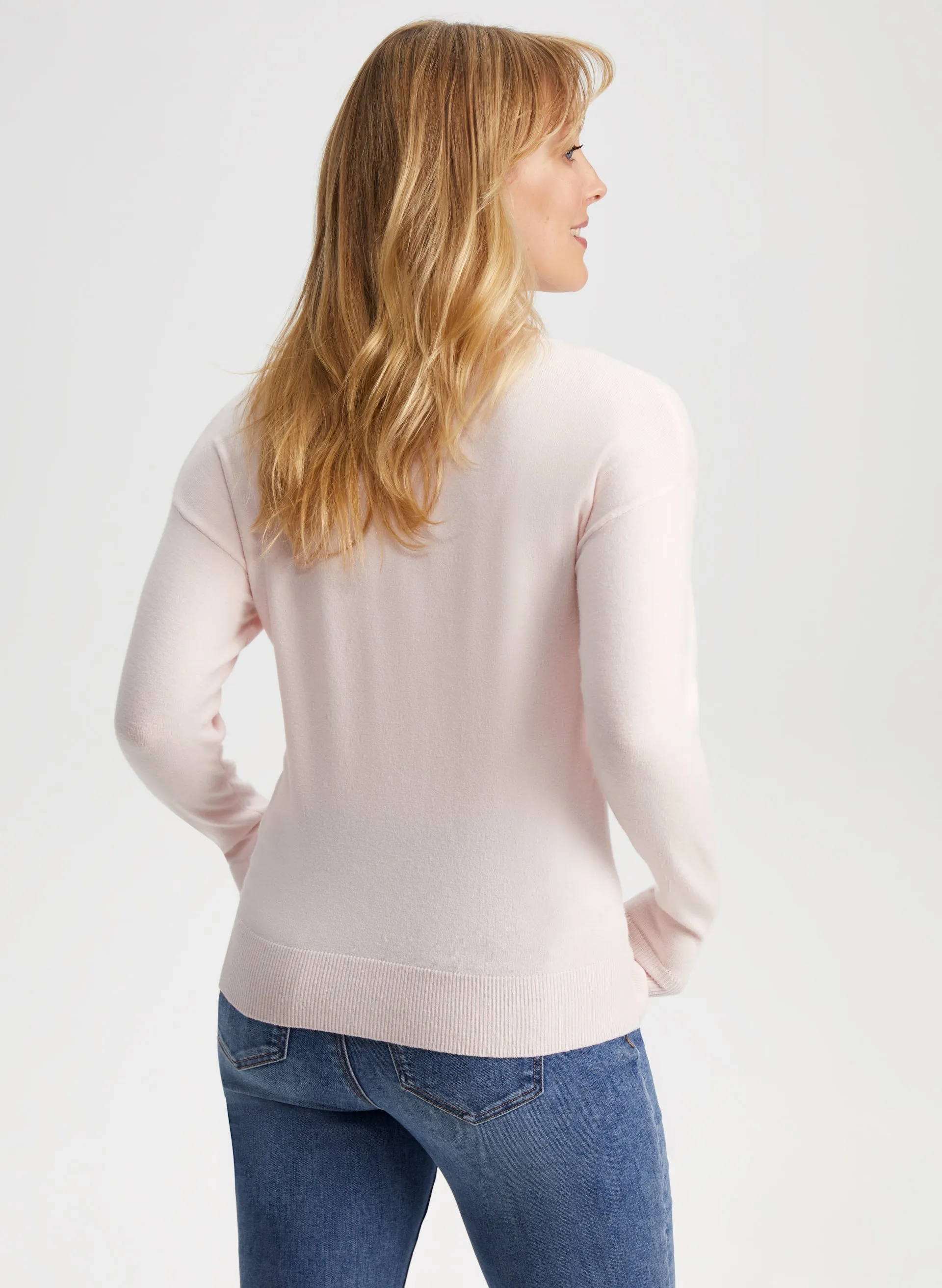 Sequin Floral Detail Sweater sold by Laura product image thumbnail 4