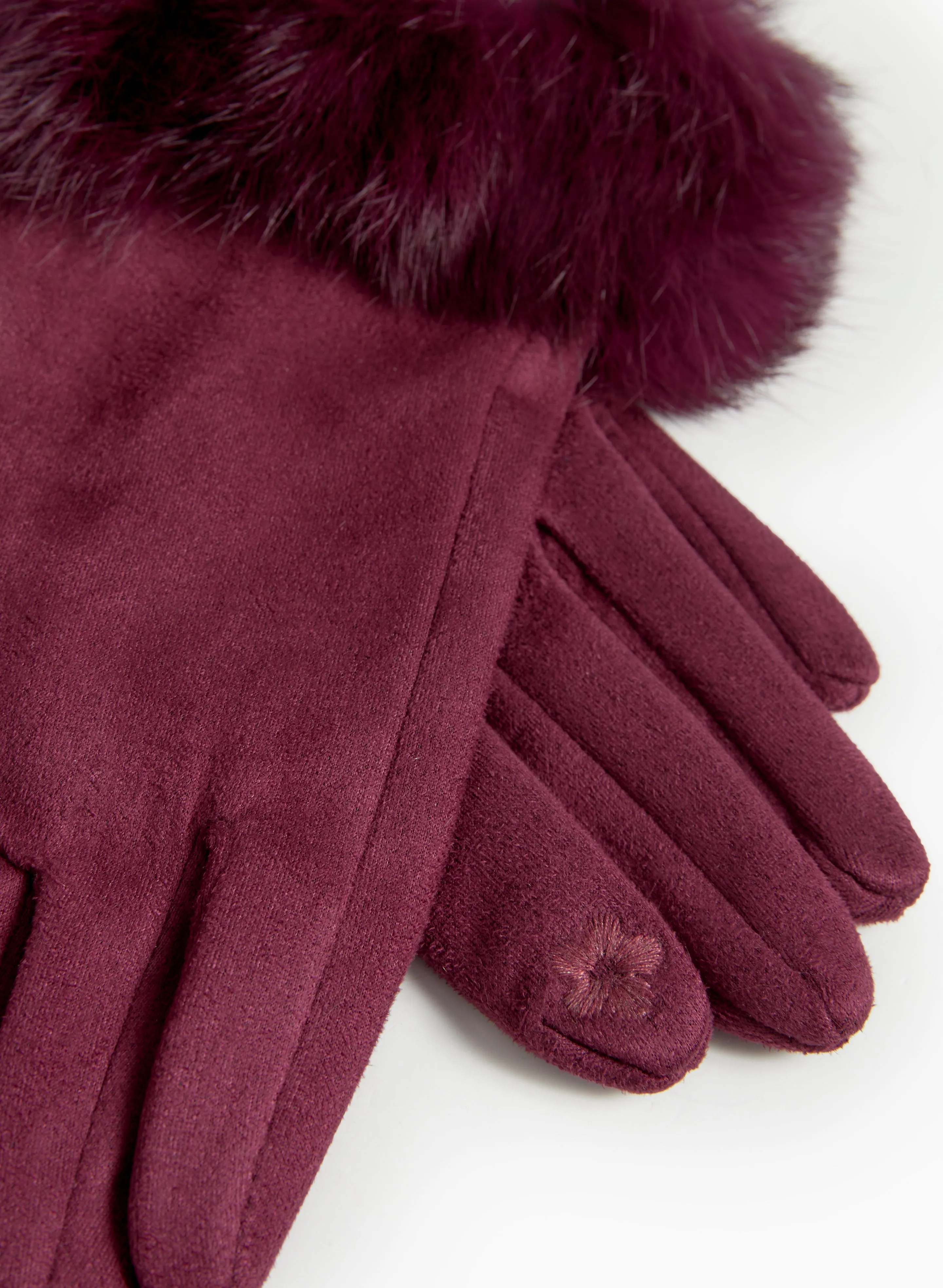 Genuine Fur Cuff Gloves sold by Laura product image thumbnail 2