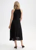 Tiered Ruffle Detail Halter Dress sold by Laura