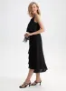 Tiered Ruffle Detail Halter Dress sold by Laura