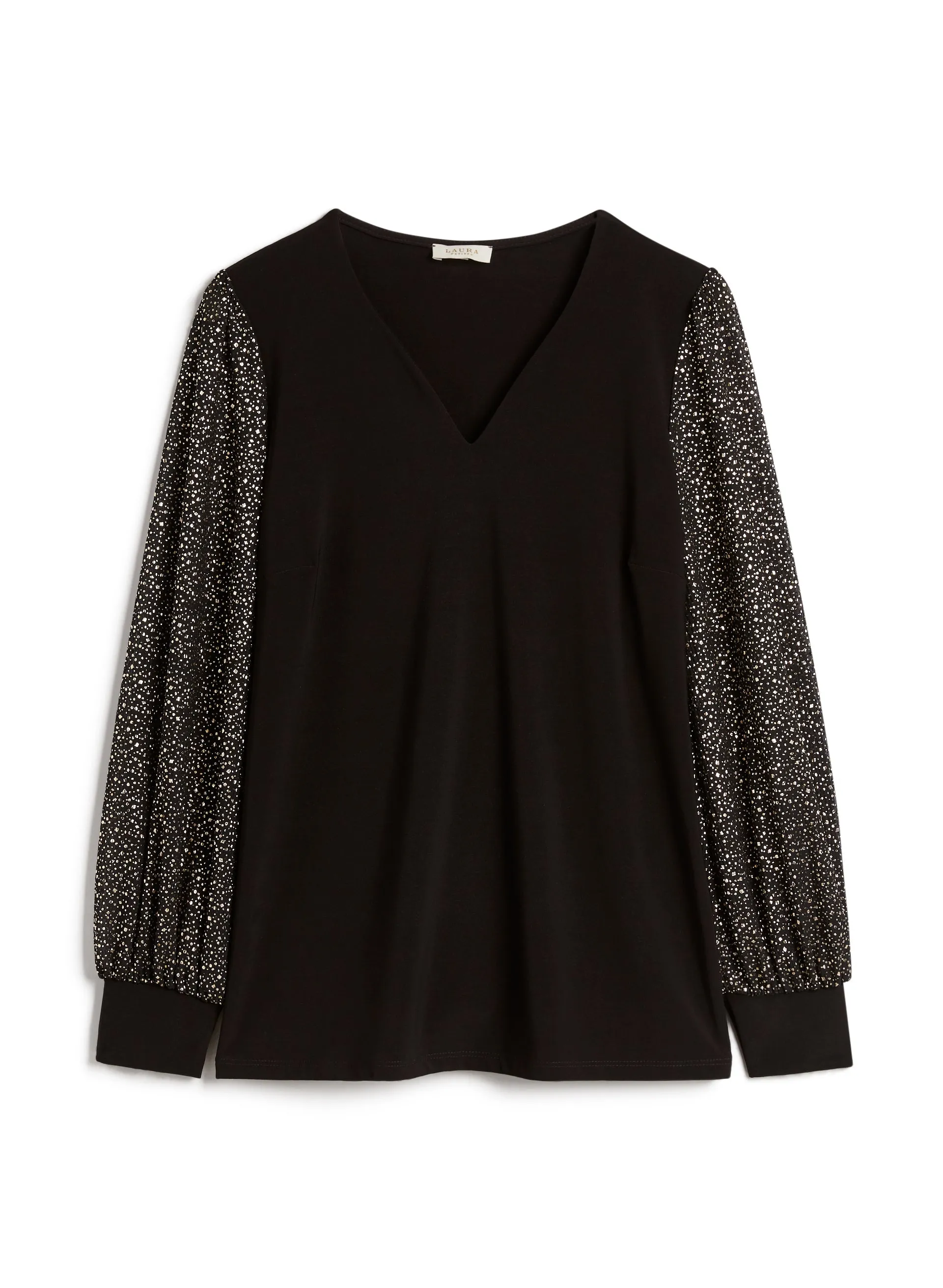 Blouse With Shimmer Sleeves sold by Laura product image thumbnail 5