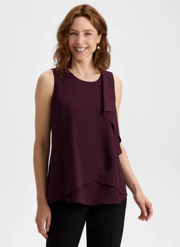 Layered Sleeveless Blouse sold by Laura