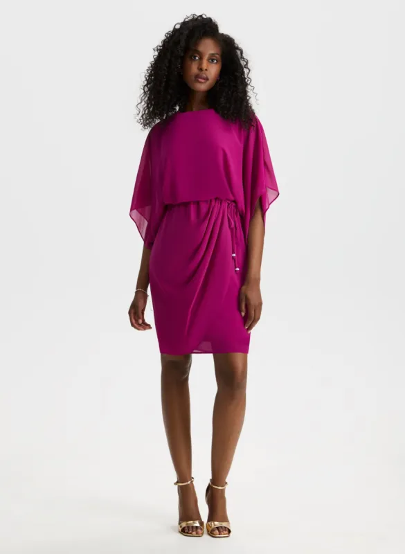 Tie Waist Chiffon Dress sold by Laura