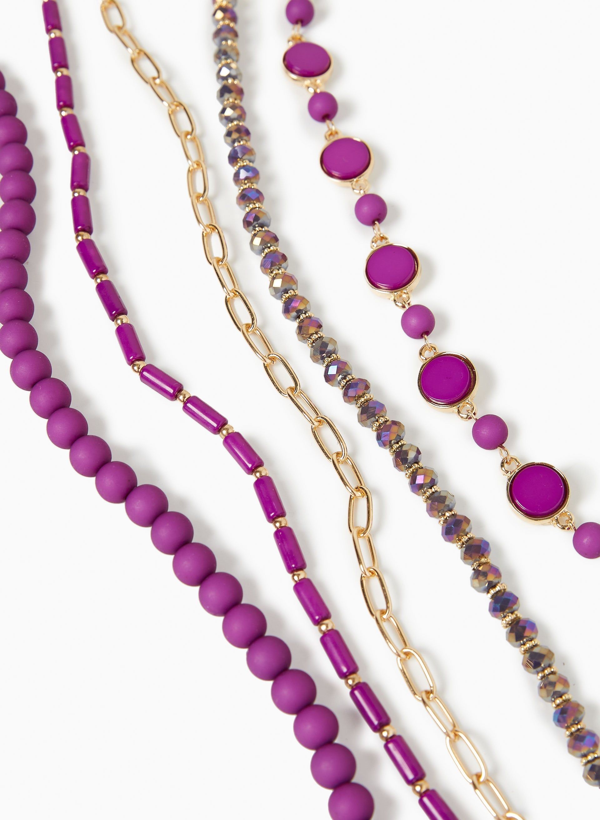 Multi-Row Beaded Necklace sold by Laura product image thumbnail 2