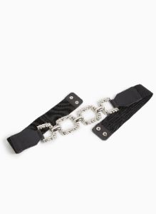 Square Link Elastic Belt sold by Laura